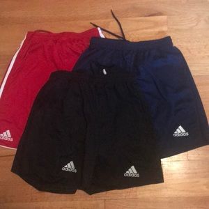 Adidas soccer shorts (4 pairs)